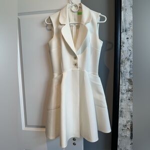 Green & Country white dress with slight shimmer